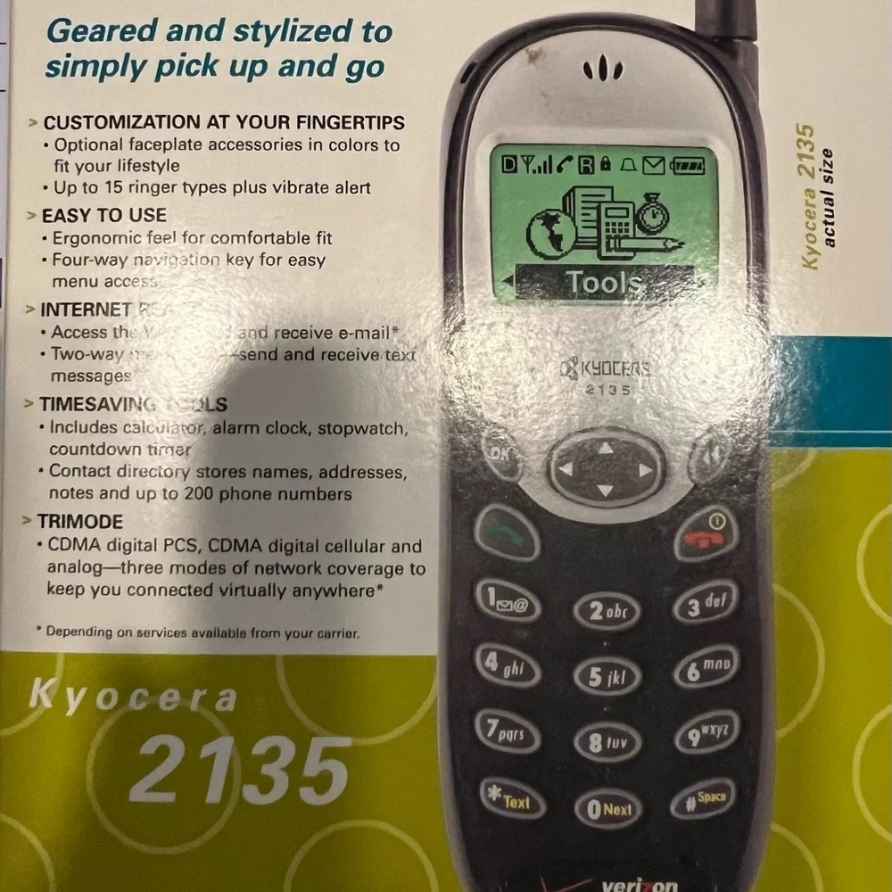 NEW Kyocera 2135 Cell Phone